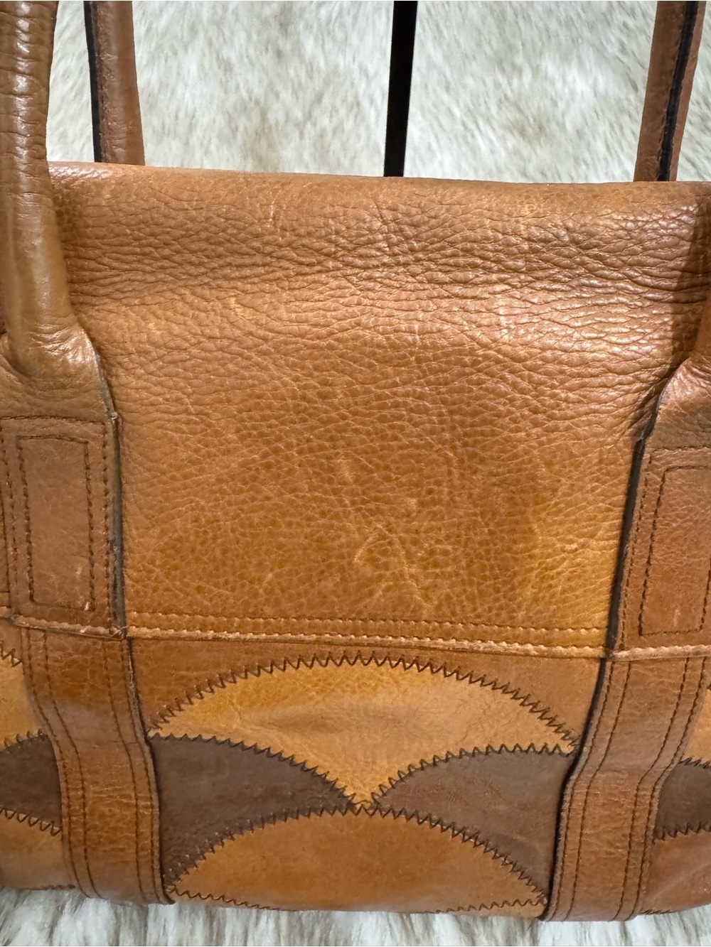 Mulberry Rio Patchwork Bayswater Leather Bag - Picture 9 of 17
